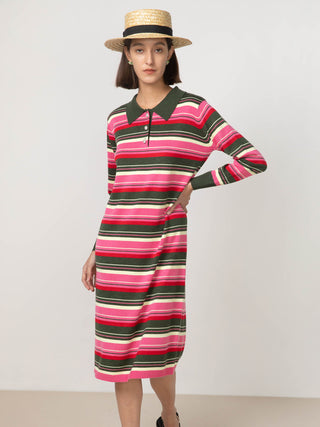 CUBIC Women's Polo Knit Dress