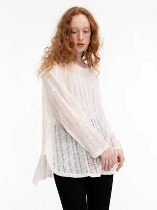 3/4 Sleeve Loose Knit Top