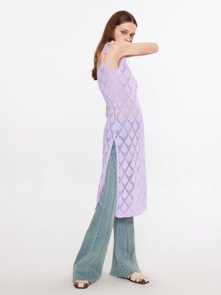 Retro Knitted Jacquard Dress