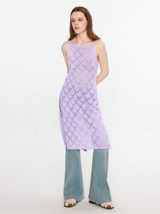 Retro Knitted Jacquard Dress